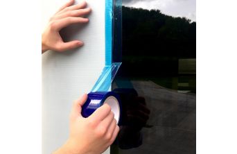 PROGUARD® WINDOW PROTECTION TAPE BLUE 50MM X 100M 