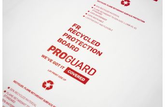 PROGUARD® FR RECYCLED PROTECTION BOARD WHITE 2.4MX1.2MX3MM